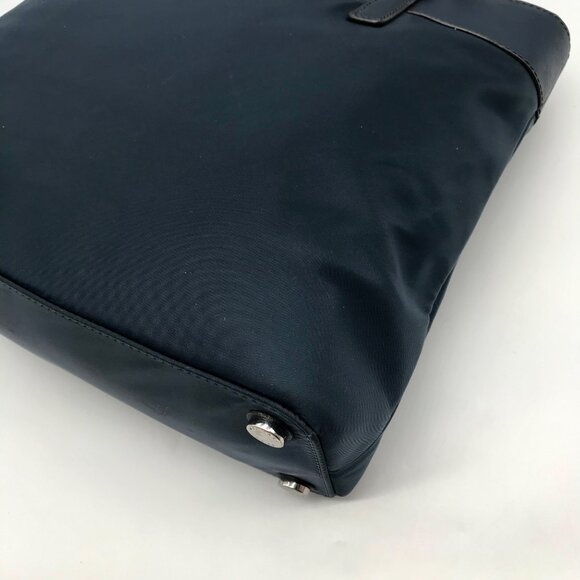 Michael Kors Navy Blue Nylon & Leather Winston Tote Bag - Picture 8 of 10